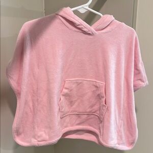 Pink baby swim coverup